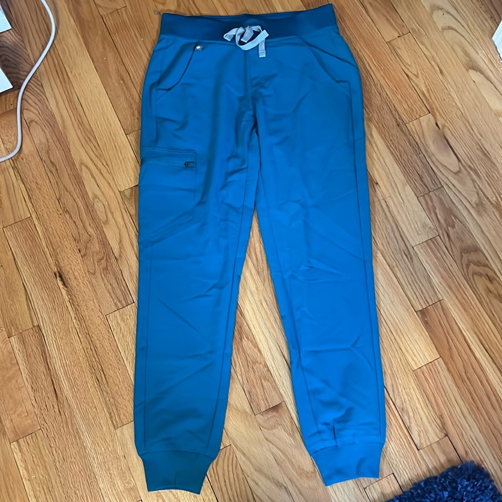 Figs Zamora Pacific Blue Scrub Pants Women’s Size XS
